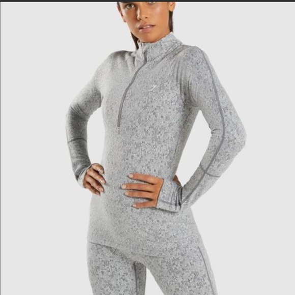 Gymshark Other - Gymshark Fleur Texture Vest pullover leggings set